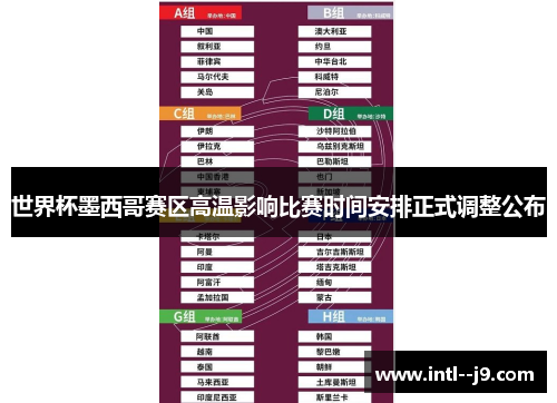 世界杯墨西哥赛区高温影响比赛时间安排正式调整公布